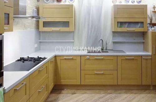 Фартук на кухню из камня. Кухонный фартук из искусственного камня 39