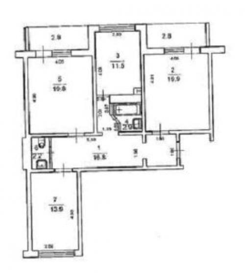 План 3-комнатной квартиры в 9 этажке. Планировки трехкомнатных квартир Тольятти