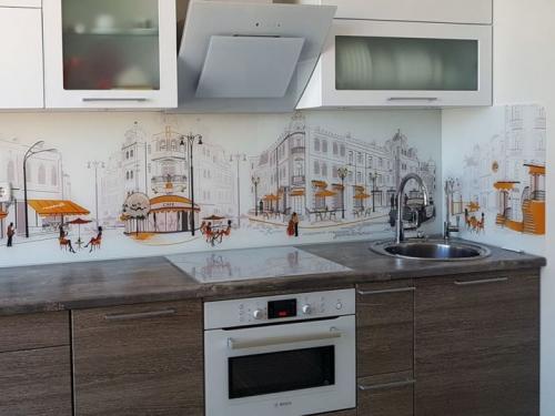 Фартуки под мрамор для кухни. Лучший фартук для кухни: 150 идей в 2022 году 07