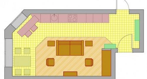 Перепланировка 2-х комнатной квартиры хрущевки. Перепланировка 2-комнатной квартиры в хрущевке 07