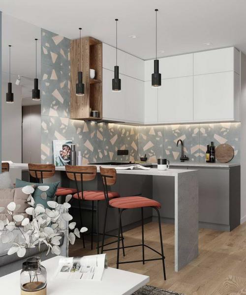 7 правил удачного сочетания фартука и кухонного гарнитура 06 7 правил удачного сочетания фартука и кухонного гарнитура 06