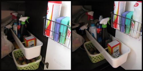 Какие лайфхаки помогут сэкономить место под раковиной. Ден.  Пространство под раковиной.