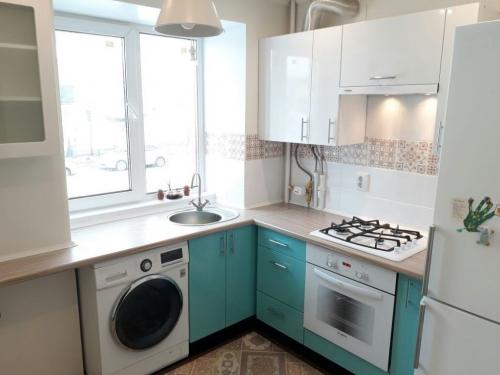 Перепланировка в хрущевке с газовой колонкой. 20 идей для маленькой кухни с газовой колонкой и холодильником