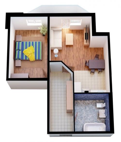 Планировка 2-комнатной квартиры. (+84 фото) Планировка двухкомнатной квартиры