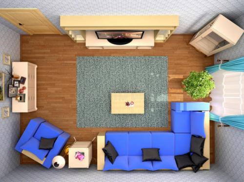 Как расставить мебель в хрущевке двухкомнатной. Некоторые дизайнерские хитрости 01