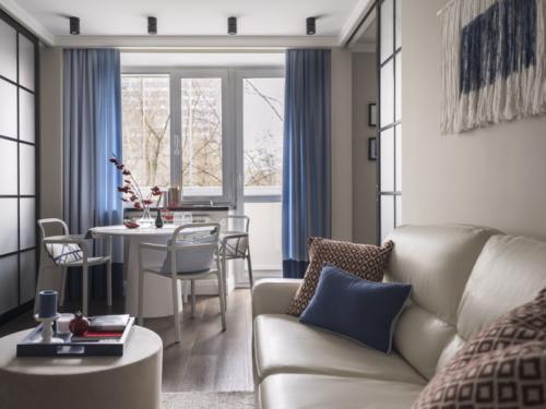 Как расставить мебель в хрущевке двухкомнатной. Некоторые дизайнерские хитрости 05