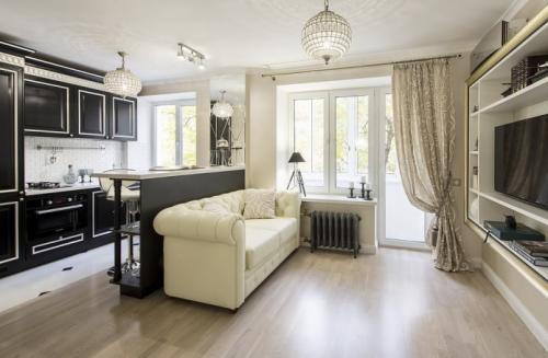 Как расставить мебель в хрущевке двухкомнатной. Некоторые дизайнерские хитрости 03