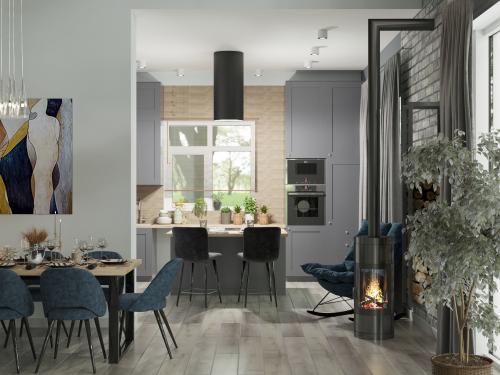 Как печь-камин влияет на интерьер дачи. «Бьется в тесной печурке огонь», и на душе так светло, так покойно. Смотреть бы да смотреть…