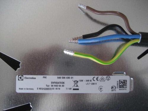 Как можно подключить варочную панель к электросети без вилки. Кабель электропроводки для подключения 04 Как можно подключить варочную панель к электросети без вилки. Кабель электропроводки для подключения 04