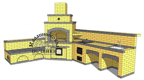 Можно ли заказать индивидуальный дизайн печи или камина в Шале. Проектирование и дизайн печей и печных комплексов