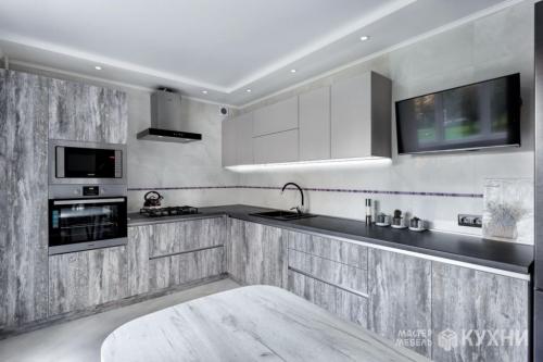 Как сочетать материалы на кухне: фасады для идеального интерьера 06