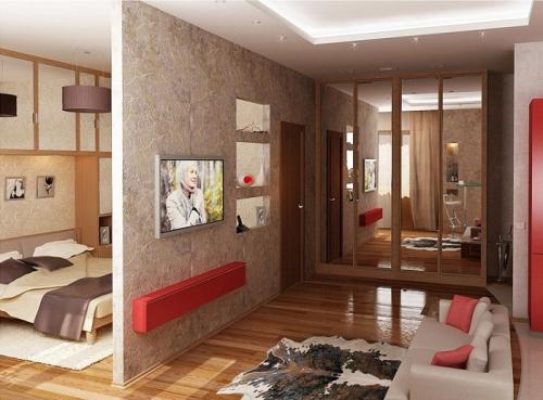 Варианты перепланировки однокомнатной квартиры. Что нужно учитывать при перепланировке 1-комнатной квартиры 02