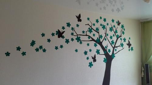 Рисунок на стене дома. Рисунки на стенах — 75 фото лучших идей для современной квартиры