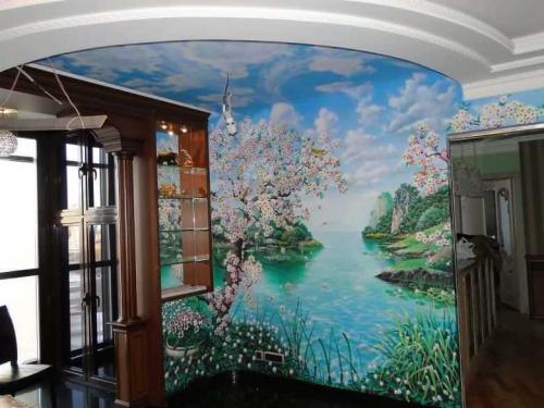 Роспись стен идеи. Роспись стен: 110 фото и видео, как сделать художественное оформление стен своими руками