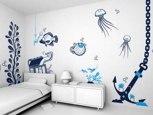 Как украсить стены с помощью трафарета. Как и из чего сделать трафарет для стен своими руками