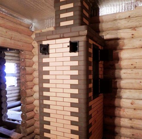 На какой раствор кладут кирпич вокруг металлической печи. Как обложить железную печь кирпичом в бане: необходимость или декорирование?