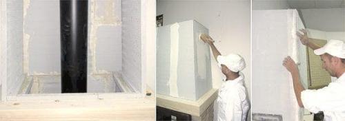 Огнеупорные материалы для стен вокруг печей. Для стен вокруг печей