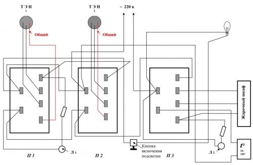 Схема подключения тэна электроплиты Мечта. Ремонт электроплиты Мечта