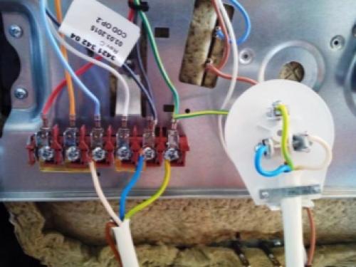 Подключение варочной панели к электросети. Схема 02