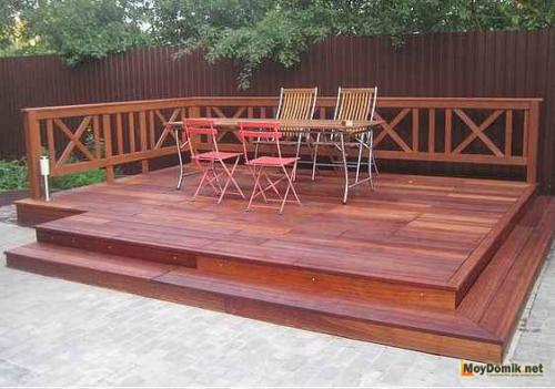 Какие виды ограждений можно использовать для веранды. Виды ограждений для террасы – технология изготовления деревянного ограждения и лестницы на террасу