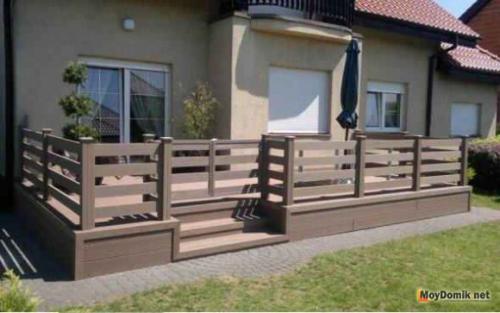 Какие виды ограждений можно использовать для веранды. Виды ограждений для террасы – технология изготовления деревянного ограждения и лестницы на террасу