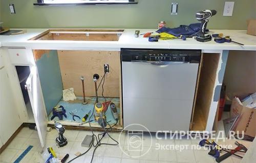 Слив посудомойки в канализацию. Инструкция по подключению к водопроводу