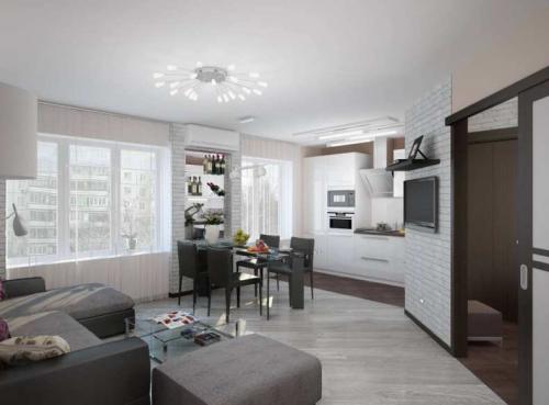 Дизайн хрущевки 1 комнатной. Дизайн однокомнатной хрущевки: размеры, ремонт, фото планировок однушки в 30, 40 и более квадратных метров (130 реальных проектов)