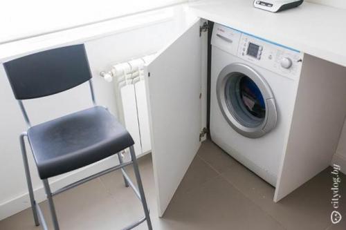 В стиральной и посудомоечной машинах. Подключение стиральной машины к канализации 07