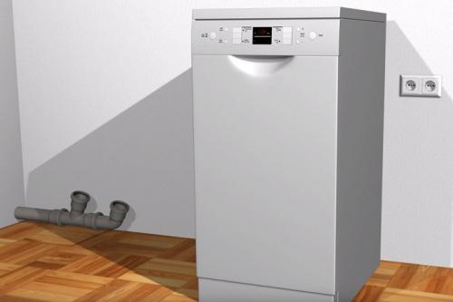 Как выбрать и установить сифон для посудомоечной машины. Подключение к электросети 07