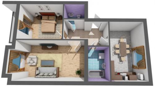 Планировка двухкомнатной квартиры в панельном доме. Планировка двушки: схемы и фото создания практичного, удобного и функционального дизайна в двухкомнатной квартире