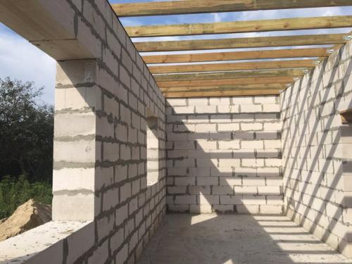 Кладка оконных проемов из газоблока. Перемычки для стен из газобетона