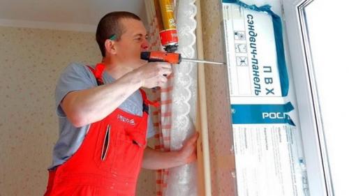 Откосы для пластиковых окон из сэндвич панелей своими руками. Устройство 03