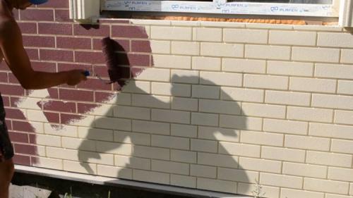 Как кирпичную стену сделать красивой. Краска для кирпича для наружных работ