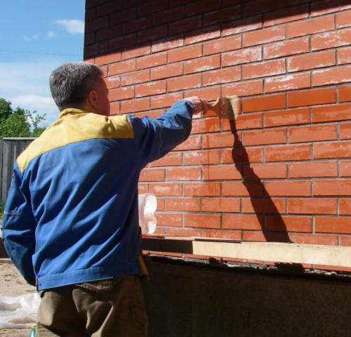 Как кирпичную стену сделать красивой. Краска для кирпича для наружных работ