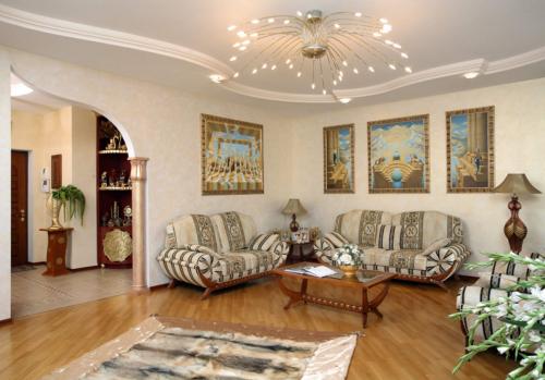 Подбираем современную люстру в гостиную. Необычные люстры в интерьере гостиной