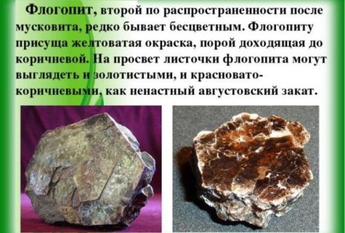 Для чего используется слюда. Разновидности слюды