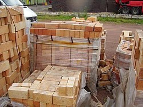 Кирпич огнеупорный клиновой. Фигурный огнеупорный шамотный кирпич 08