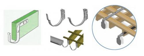 Современный водосток на старой шиферной крыше. 8 способов установить водостоки, если крыша уже покрыта