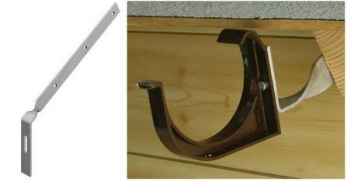 Современный водосток на старой шиферной крыше. 8 способов установить водостоки, если крыша уже покрыта