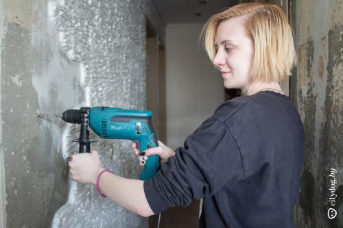 Как жить в ремонте. Катя