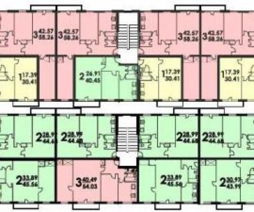 Серия 1-335а несущие стены. Типовой жилой дом серии 1-335