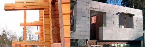 Что дешевле дом из бревна или газобетона. Дерево или газобетон —, что лучше