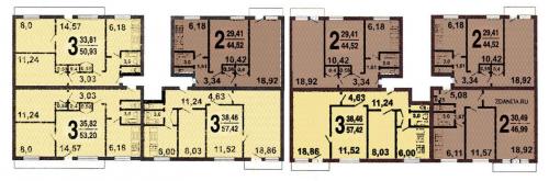 Типовые серии домов 1-515. Типовая серия дома I-515 с планировками квартир 05 Типовые серии домов 1-515. Типовая серия дома I-515 с планировками квартир 05