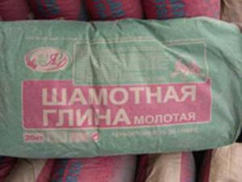 Смесь глино шамотная ТЕРРАКОТ кладочная жаростойкая.  Жаростойкие смеси от компании 03