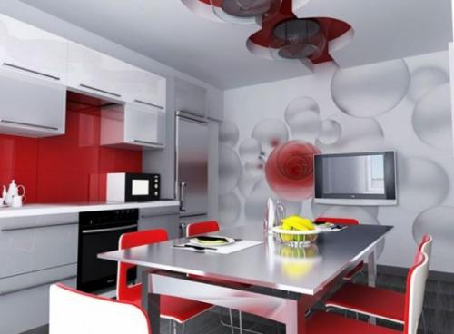 Как подобрать цвет фартука на кухне. С чем должен сочетаться фартук на кухне