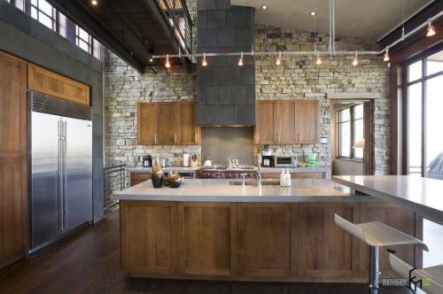 Декоративный камень в интерьере маленькой кухни. Преимущества декоративного камня