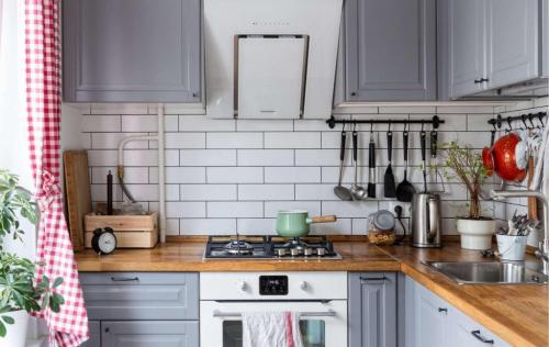 Декоративный камень на кухне в хрущевке. Дизайн кухни в хрущёвке: 120 фото и инструкция по оформлению