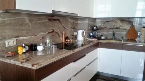 Как подобрать цвет фартука на кухне. С чем должен сочетаться фартук на кухне