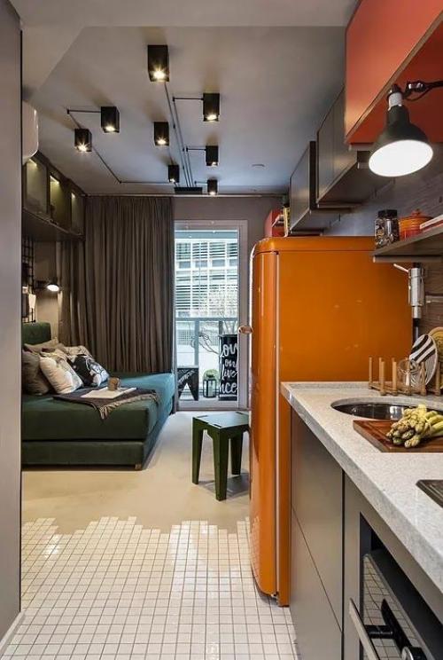 Модная плитка на кухню и фартук. Размеры плиток и фартука 07