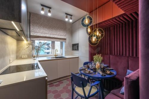 Модная плитка на кухню и фартук. Размеры плиток и фартука 05